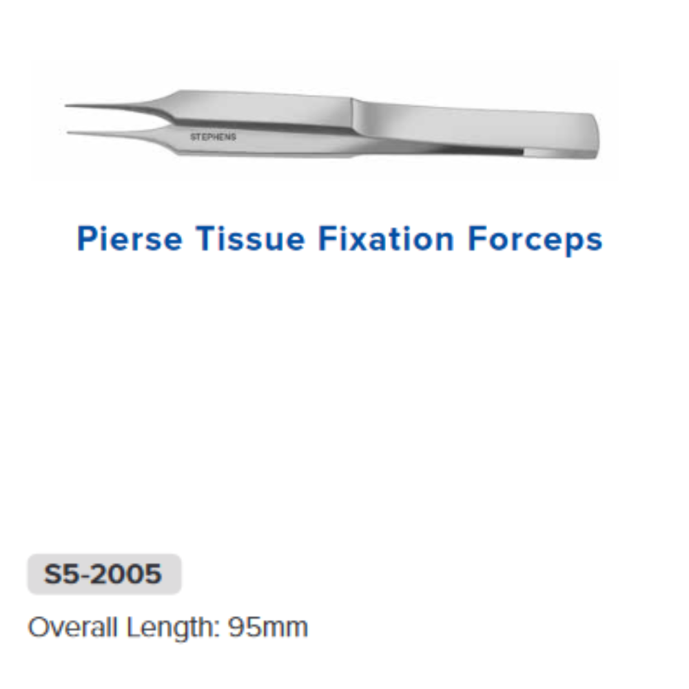 Pierse Type Forceps, Tissue Fixation