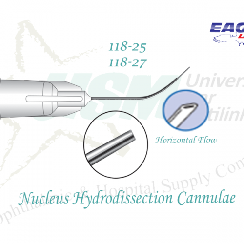 Eagle - Nucleus Hydrodissector <br> 25GA/27 GA Horizontal <br> 25GA /27GA        Vertical