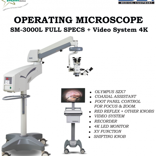 EYE OPERATING MICROSCOPE SM-3000L OLYMPUS OPTIC SZX7 VIDEO SYSTEM 4K