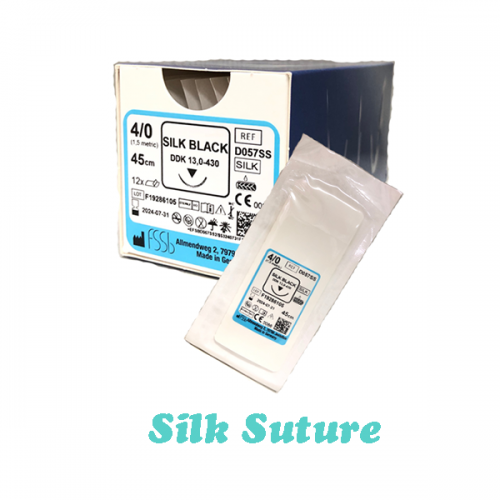 FSSB - Silk Suture  4/0 Black 