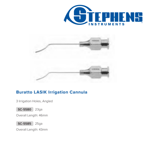 Stephens Buratto LASIK Irrigation Cannula