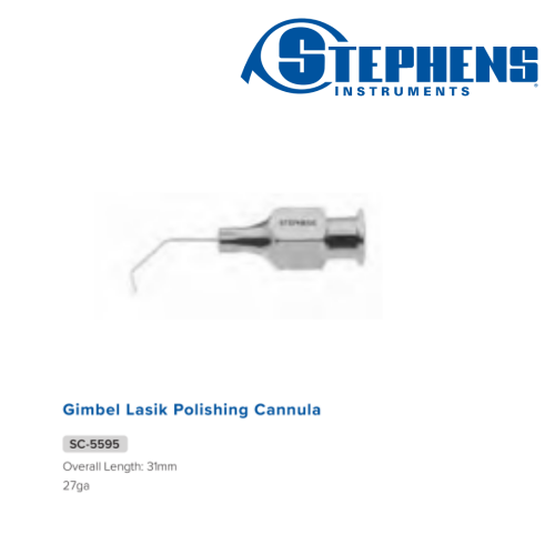 Stephens Gimbel Lasik Polishing Cannula