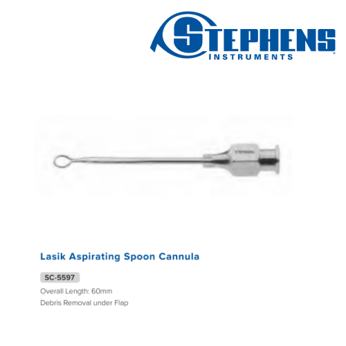 Stephens Lasik Aspirating Spoon Cannula